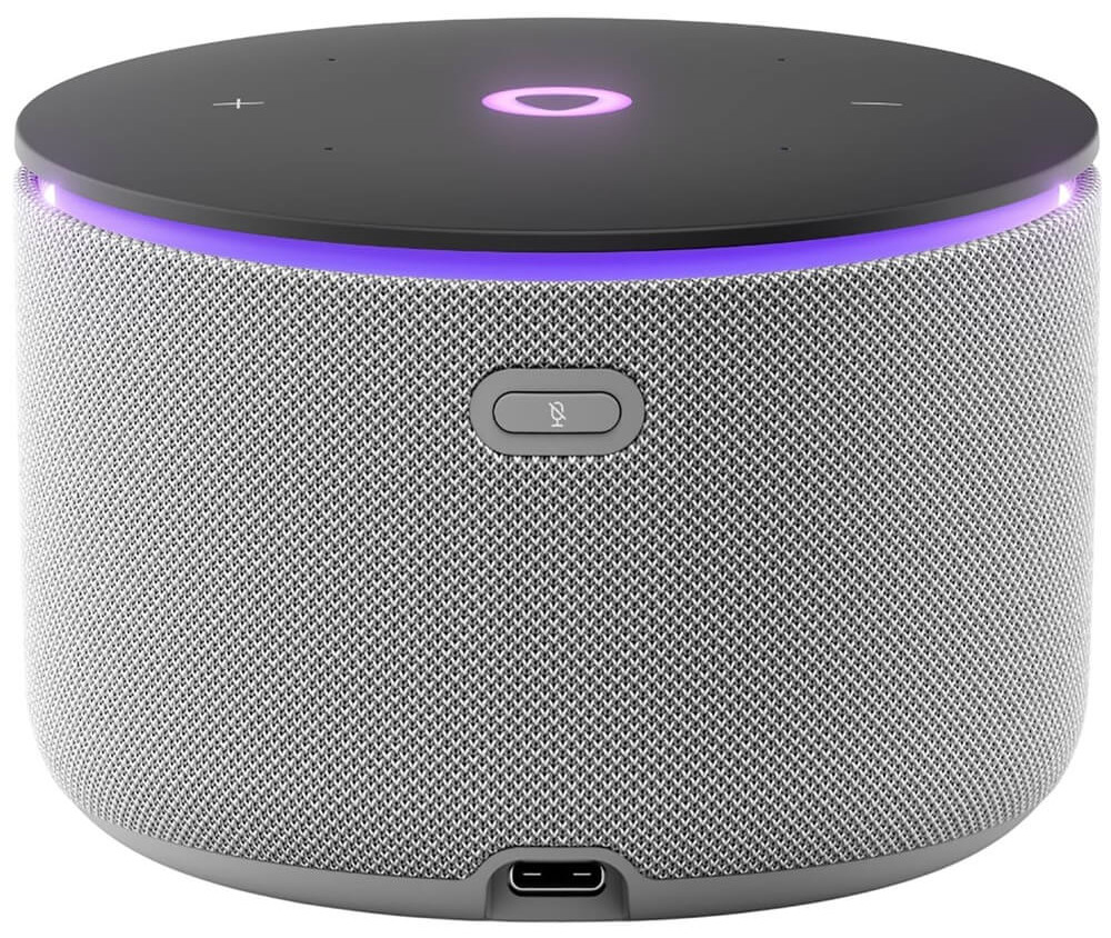 Умная колонка Яндекс Станция Мини 3 Про с Zigbee серый YNDX-00059GRY